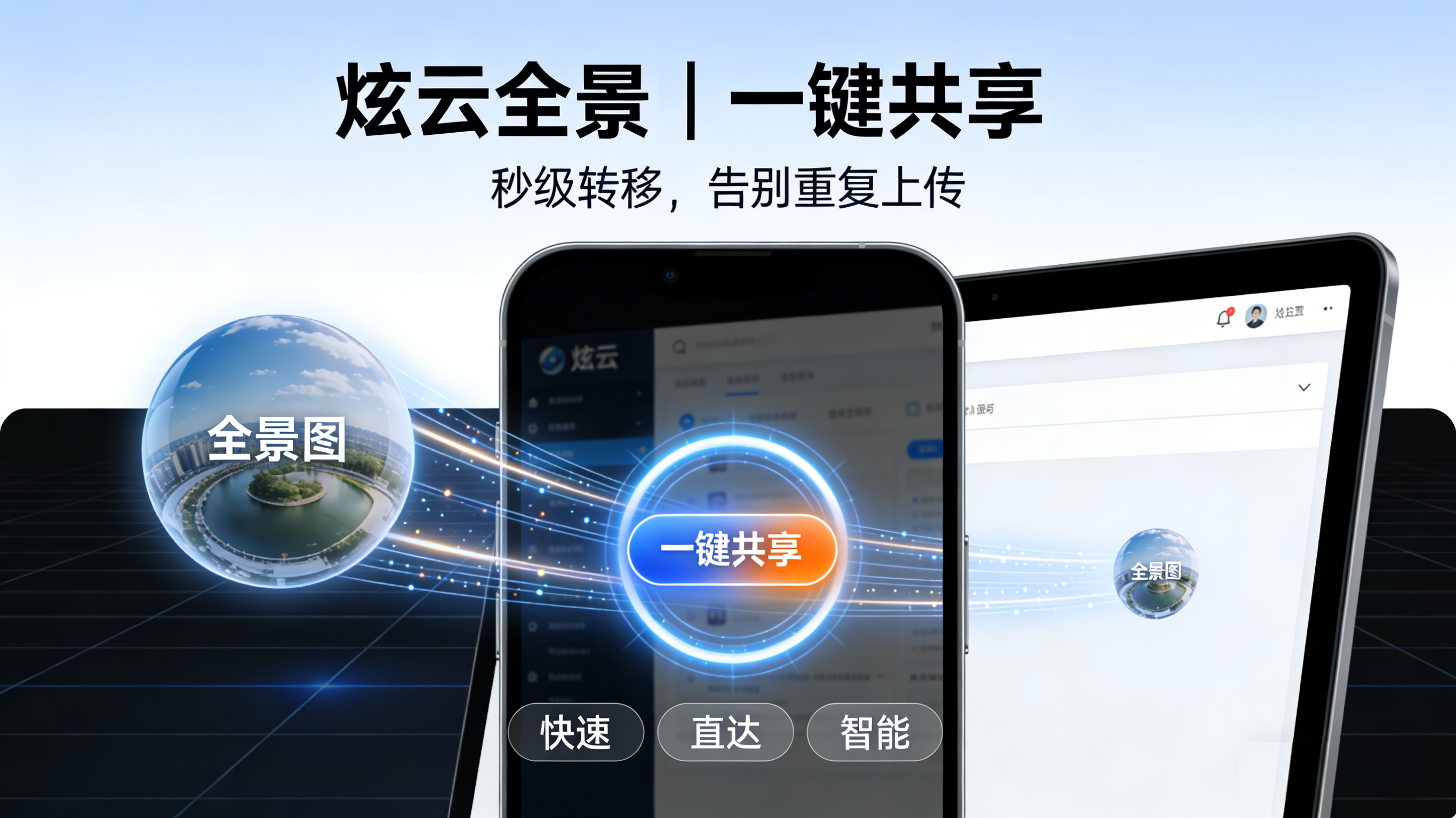 【炫云全景】账号共享全景功能介绍